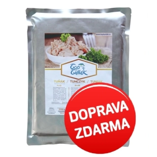 Tuňák kousky ve slunečnicovém oleji TOPTUŇÁK (1x1000g)